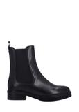 Women's black leather Chelsea boots BUTYD-1278-99(Z26)