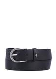 Black leather women's belt PASDS-0345-99(Z26)