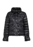 Quilted black insulated women's jacket KURDT-0537-99(Z24)