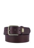 Men's brown leather belt PASMS-0273-1I(Z26)