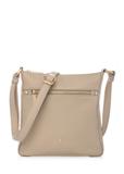Beige women's imitation leather messenger bag TOREC-1177-1B(W26)
