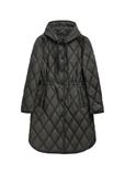 Black quilted women's jacket KURDT-0579-99(Z26)