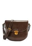 Brown women's shoulder bag TOREC-1048-89(Z25)
