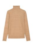 Women's camel wool blend sweater SWEDT-0241-24(Z25)