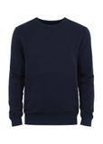 Navy blue men's basic sweater SWEMT-0114A-69(Z24)