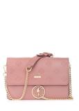 Pink women's handbag with monogram TOREC-0536-5D(W26)
