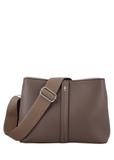 Women's handbag made of imitation leather in cool beige color TOREC-1261-1K(Z26)