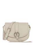 Cream women's handbag made of imitation leather TOREC-0756B-12(W25)