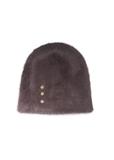 Dark brown women's hat with rabbit fur CZADT-0023A-1I(Z26)