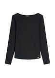 Black women's modal blouse LSLDT-0056-99(W26)