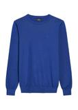 Navy blue cotton men's sweater SWEMT-0114A-17(Z25)