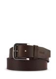 Men's brown leather belt PASMS-0271-89(Z25)