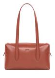 Women's leather handbag in red color TORES-1431-3D(Z26)