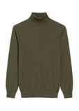 Men's turtleneck sweater in khaki color SWEMT-0095B-55(Z25)