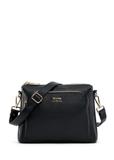 Black leather women's handbag TORES-1081D-99(W25)