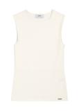 White cotton blouse BLUDT-0211-0B(Z26)