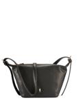 Small black handbag made of genuine leather TORES-1267-9I(W26)