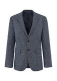 Men's blue single-breasted jacket MARMT-0014-61(W24)