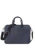 Navy blue leather men's bag TORMS-0448-69(W25)