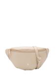 Beige women's leather waist bag TORES-0894E-1B(W26)
