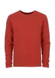 Red men's basic sweater SWEMT-0128-41(W23)