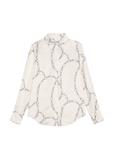 White women's shirt with print KOSDT-0172-0P(Z26)