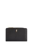 Women's leather wallet in black color PORES-0977R-9I(W26)