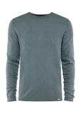 Cotton men's sweater in gray-blue color SWEMT-0100-95(W25)