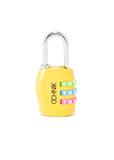 Yellow combination padlock AW-015-0001-21(W25)
