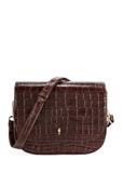 Leather brown croco women's handbag TORES-1129E-89(Z25)