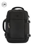 Black airplane backpack PLCMN-0017-99(Z25)