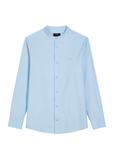 Light blue cotton men's shirt KOSMT-0326-7A(W26)