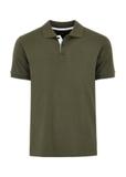 Men's khaki colored polo shirt POLMT-0045A-54(W24)