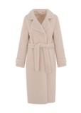 Women's wool coat with belt FUTDT-0022-16(Z22)