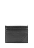 Black Leather Card Case PORMS-0637-99(W25)