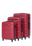 Set of suitcases on wheels 19''/24''/28'' WALAB-0067-4D(W26)