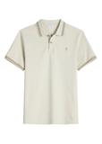 Light beige polo shirt POLMT-0090-1A(W26)