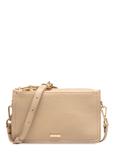 Beige three-compartment women's handbag TOREC-1016-81(W25)