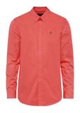 Coral cotton men's shirt KOSMT-0342-18(W25)