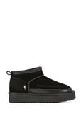 Black women's snow boots BUTYD-1220-9E(Z26)