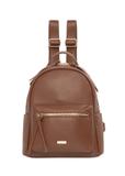 Light brown small women's backpack TOREC-1256-1G(Z26)