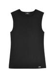 Black cotton women's blouse BLUDT-0211-99(Z26)