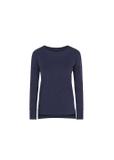 Navy blue women's sweatshirt with embossed oriole BLZDT-0009-69(Z19)