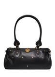 Black leather shoulder bag TORES-1369-99(Z26)
