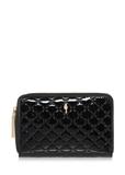 Women's lacquered leather wallet PORES-0836B-99(W23)