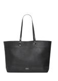 Black pebbled shopper bag TOREC-1252-9I(Z26)