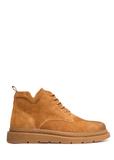 Cognac suede men's ankle boots BUTYM-0559-1F(Z26)