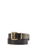 Black croco leather women's belt PASDS-0312A-97(Z25)
