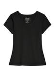 Black Women's Basic T-shirt TSHDT-0111-99(KS)