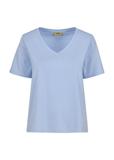 Blue Women's Basic T-shirt TSHDT-0120-62(W24)